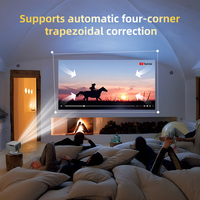 Nouveau projecteur intelligent LCD portable 2025, mini home cinéma 4K Android 14 WiFi 6 BT5.2 350 Lumens HIFI Stéréo P20 PRO