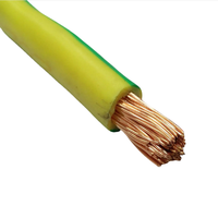 Câble électrique en cuivre massif isolé en PVC à âme unique pour la construction de câblage domestique, 450/750V basse tension, modèle BV/BVR