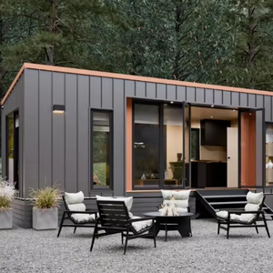Casa Container Personalizzabile da 40 Piedi, Interni di Design, Modulo Abitativo in Acciaio, Casa Prefabbricata di Lusso per Uso Residenziale e Commerciale - Product Image 1