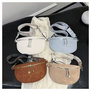 Sacs tendance pour femmes à porter en bandoulière - Grande capacité, sac <span class=keywords><strong>banane</strong></span> en cuir vegan souple, sangle large réglable et amovible, fermeture éclair, RFID - Product Image 6