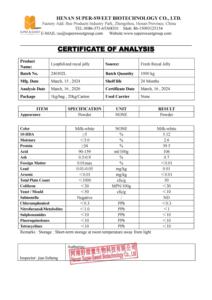 Polvo de <span class=keywords><strong>jalea</strong></span> <span class=keywords><strong>real</strong></span> de grado alimenticio más vendido 100% Extracto de hierbas naturales puras polvo liofilizado de <span class=keywords><strong>jalea</strong></span> <span class=keywords><strong>real</strong></span> - Product Image 6