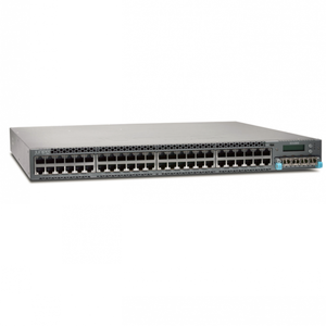 สวิตช์จูนิเปอร์รุ่นดั้งเดิม EX3400-24T 24 พอร์ต 10/100/1000BASE-T พร้อมพอร์ตอัปลิงค์ 4 SFP+ และ 2 QSFP+ สวิตช์เครือข่ายจูนิเปอร์ - Product Image 1