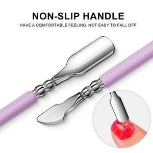 Kit <span class=keywords><strong>de</strong></span> Manucure Rose pour Soin des Ongles : Coupe-ongles, Repousse-cuticules, <span class=keywords><strong>Ciseaux</strong></span> pour Peaux Mortes et Outils <span class=keywords><strong>de</strong></span> Salon - Product Image 5