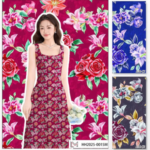 Vải <span class=keywords><strong>chiffon</strong></span> ngọc trai 75D mềm mại, in kỹ thuật số, hàng mới về năm 2025, thích hợp may váy xòe nữ tính, nhiều màu sắc - Product Image 2