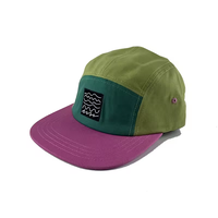 Sombreros personalizados impermeables al aire libre de secado rápido para campamento, sombreros de 5 paneles para hombres, gorras de campamento