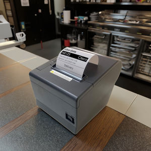 Imprimante thermique de reçus Ubereats Doordash de 3 pouces de largeur, WiFi USB pour caisse enregistreuse, applications de livraison de nourriture, imprimante de reçus - Product Image 5