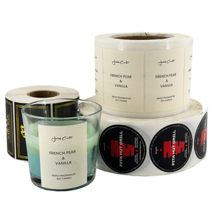 Etichette Personalizzate per Barattoli di Candele, Stampa di Adesivi Personalizzati in Rotolo per Aziende, Produzione Professionale a Shenzhen - Product Image 1