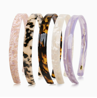 Serre-tête simple en acétate de 1,5 cm de large, fait main, style français, couronne haute, accessoire capillaire pour femme