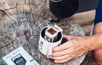 Sacs et boîtes à café en papier kraft biodégradable personnalisés, design trois côtés, fermeture thermoscellée, emballage alimentaire de qualité alimentaire