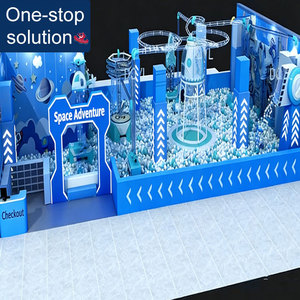 Château gonflable et piscine à balles personnalisés pour enfants |   Parc d'attractions intérieur - Product Image 1