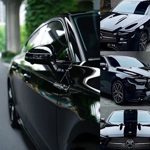 Car Wrapping Vinyl Films Full Body Free Sample 5*56FT Stretch Film Roll Crystal Piano Black Wrapping Film - Product Image 6