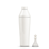 Accessoires de cocktail en acier inoxydable, shaker en acier inoxydable sous vide - pour boissons froides et cocktails