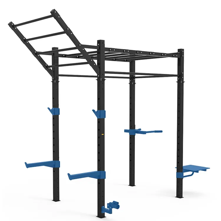 Dongshang Ginásio Multi Função Estação Puxar Para Cima Cruz Fit Standing Racks Rig com pull up bar e rack de agachamento