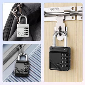 Cerradura de Combinación de Doble Canal y 4 Dígitos Shenghui CH-617-2, Resistente al Agua IP66, para Puerta de Gabinete de Gimnasio, Candado de Aleación de Zinc y Acero de 40 mm - Product Image 3