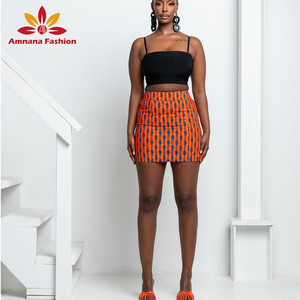 Veste blazer longue imprimée africaine et mini jupe avec ensemble 2 pièces ankara de haute qualité vêtements - Product Image 6