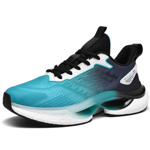 Zapatillas Deportivas para Hombre con Parte Superior de Malla Transpirable, Amortiguación, Suela Suave Antideslizante, Modernas y Casuales para Caminar - Product Image 1