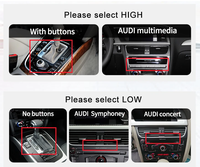STWEI 2026 Système Linux 10,25/12,8 pouces pour Audi A4/A5/S5/B8 avec CarPlay sans fil, Android Auto, écran partagé et caméra de recul pour tableau de bord