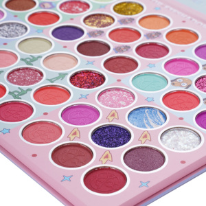 Paleta <span class=keywords><strong>de</strong></span> Sombras <span class=keywords><strong>de</strong></span> Ojos <span class=keywords><strong>de</strong></span> 54 Colores, Diseño <span class=keywords><strong>de</strong></span> <span class=keywords><strong>Sakura</strong></span> <span class=keywords><strong>Card</strong></span> <span class=keywords><strong>Captor</strong></span>, Personalizada, Resistente al Agua, Alta Pigmentación, Perlada, Mate, con Lentejuelas Grandes, Regalo - Product Image 2