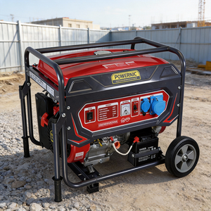 เครื่องกำเนิดไฟฟ้าเบนซินน้ำหนักเบา 5KW 420cc 4 จังหวะ ระบายความร้อนด้วยอากาศ สตาร์ทด้วยระบบดึงกลับ 50/60Hz พร้อมหน้าจอ LED แรงดันไฟฟ้า 220V สำหรับใช้ในบ้าน ประสิทธิภาพสูง - Product Image 3