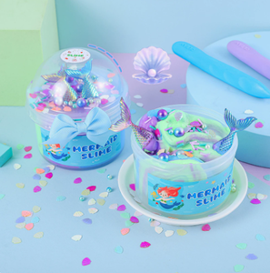 Nuevo Set de Slime de Mantequilla de Sirena con Aroma a Helado de 200 ml – Set de Juguetes Educativos para Niños para Aliviar el Estrés y Hacer Manualidades - Product Image 2
