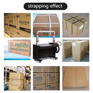 Máquina flejadora automática eléctrica para cajas de cartón con fleje de plástico PP PE - Product Image 2