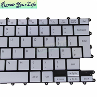Teclado Retroiluminado para Portátil SAMSUNG Galaxy Book Ion 930XCJ 6K+NGY0M.B0U NSK-87BBN, Nuevo, Plateado, con Tecla Enter Grande