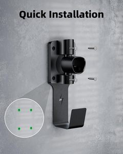 Support de chargeur de voiture mural Euro en acier de haute qualité Nouvelles pièces et accessoires NEV-Cintre de câble EV en fer - Product Image 6