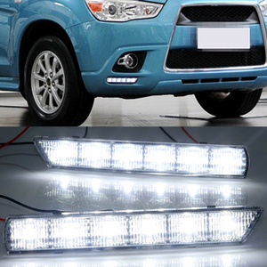 Per <span class=keywords><strong>Mitsubishi</strong></span> <span class=keywords><strong>ASX</strong></span> <span class=keywords><strong>2010</strong></span> 2011 2012 LED DRL luci di marcia diurna luce diurna impermeabile fendinebbia - Product Image 4