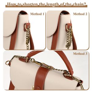 High-End <b>Bag</b> Accessories Flat <b>Bag</b> Chain Metal <b>Strap</b> Single Shoulder Crossbody or Lantern <b>Replacement</b> for Needlework - Product Image 5