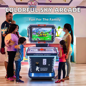 Machine de jeu d'arcade <span class=keywords><strong>Sky</strong></span> Colorful pour le jeu de frappe aux hamsters/cafards, machine à monnayeur pour centre de divertissement familial anglais - Product Image 2