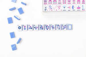 Juego de Mahjong Americano de Lujo 2026, con Botas Azules y Burbujas, Grabado en Acrílico, para 4 Jugadores, Juego de Mesa, Regalo, <span class=keywords><strong>Casino</strong></span>, Entretenimiento para Adultos - Product Image 5