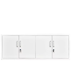 Tủ quần áo bằng thép trắng kép với các tính năng dễ lắp ráp tủ quần áo công suất lớn với các tùy chọn treo và ngăn kéo - Product Image 3