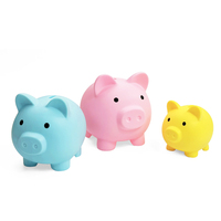Tirelire personnalisée, tirelire en résine plastique, tirelire promotionnelle bon marché personnalisée