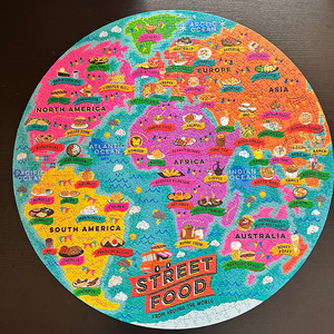 Rompecabezas de papel para niños y adultos de fabricante profesional de alta calidad, rompecabezas redondo de diseño personalizado educativo, 1000 piezas - Product Image 1