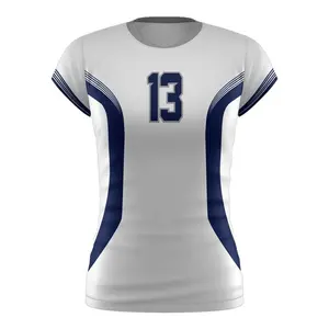 Sublimation Quick Dry Track Suit Volleyball Jersey Uniform T Shirts High Quality OEM Unisex Blank Volleyball Wear