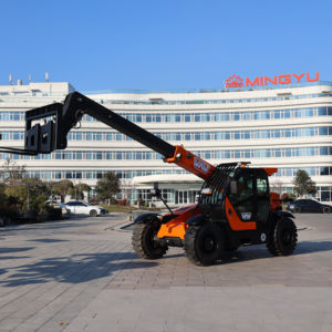 מלגזה בעלת ביצועים גבוהים עם תמסורת C(H/C), כושר הרמה של 1250 ק\\\"ג, כושר נשיאה של 3500 ק\\\"ג, גובה הרמה של 7 מטר, מחט מחומרים עמידים. - Product Image 1