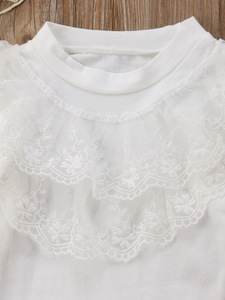 Conjuntos de Ropa para Niños, Ropa de Bebé, Faldas y Top para Niñas con Diseño de Encaje de China - Product Image 2