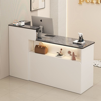 Comptoir de caisse et de réception multifonctionnel pour magasins de vêtements, boutiques pour femmes, salons de beauté - Design simple et moderne
