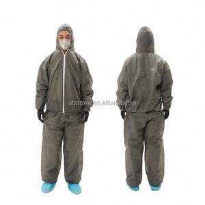 Overol desechable resistente al aceite Overol desechable Impresión de logotipo Ropa de protección desechable - Product Image 5