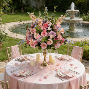 DKB Wholesale Realistic Silk Artificial Wedding Table Flower Centerpieces Decorative Flower Balls Arrangements - Product Image 1