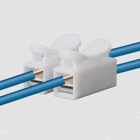 Connecteurs rapides Ch-2 CH2 2 broches Type de presse connecteur universel à ressort de câblage électrique autobloquant