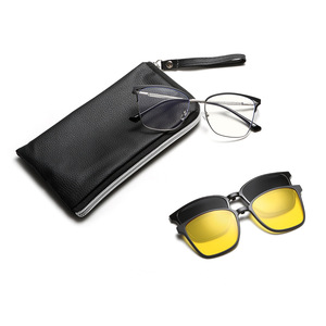 Gafas de sol Greyjack para mujer, montura de acero inoxidable, lentes TAC, polarizadas magnéticas, protección anti UV, juego de espejos de verano - Product Image 2