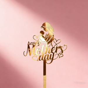 Décoration de gâteau pour <span class=keywords><strong>la</strong></span> fête des mères, carte en acrylique à insérer à double couche - Product Image 4