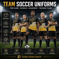 Camiseta de Fútbol Personalizada con Nombre de Jugador, Uniforme de Fútbol Transpirable y Elástico