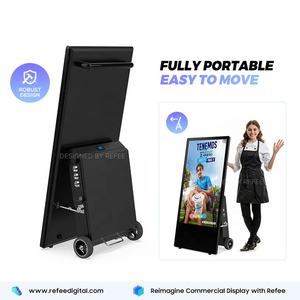 Hohe Helligkeit 43 49 Zoll tragbares <span class=keywords><strong>Android</strong></span>-<span class=keywords><strong>LCD</strong></span>-<span class=keywords><strong>Display</strong></span> Werbung Digital Signage und Displays Digital Poster a Board - Product Image 5