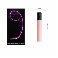 Fouet à fibres optiques de 4e génération, 184 cm, PMMA, fouet lumineux pour la danse, 7 couleurs, 22 modes d'éclairage, pour les soirées en boîte de nuit, les bars, les spectacles en direct, vente en gros pour l'UE et les États-Unis