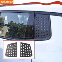 Offre Spéciale accessoires extérieurs arrière Triangle fenêtre verre protecteur garniture arrière persienne couverture pour Jeep boussole 2017 +