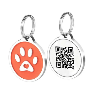 Fabricant personnalisé en métal nom d'identification de chien <span class=keywords><strong>code</strong></span> QR pour chiens <span class=keywords><strong>code</strong></span> QR étiquette de nom de chien étiquette QR pour animaux de compagnie - Product Image 6