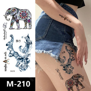 Autocollants de <span class=keywords><strong>Tatouage</strong></span> Temporaires 90X190mm Aigle Éléphant Tigre Loup Corps Bras Transfert d'Eau Autocollants de <span class=keywords><strong>Tatouage</strong></span> Étanches Personnalisés - Product Image 6