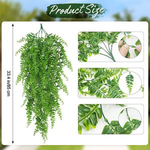 Mimi Artificial Hanging Persian Grass Vines Greenery <b>Wall</b> <b>Decor</b> For Wedding Office Decoration - Product Image 3